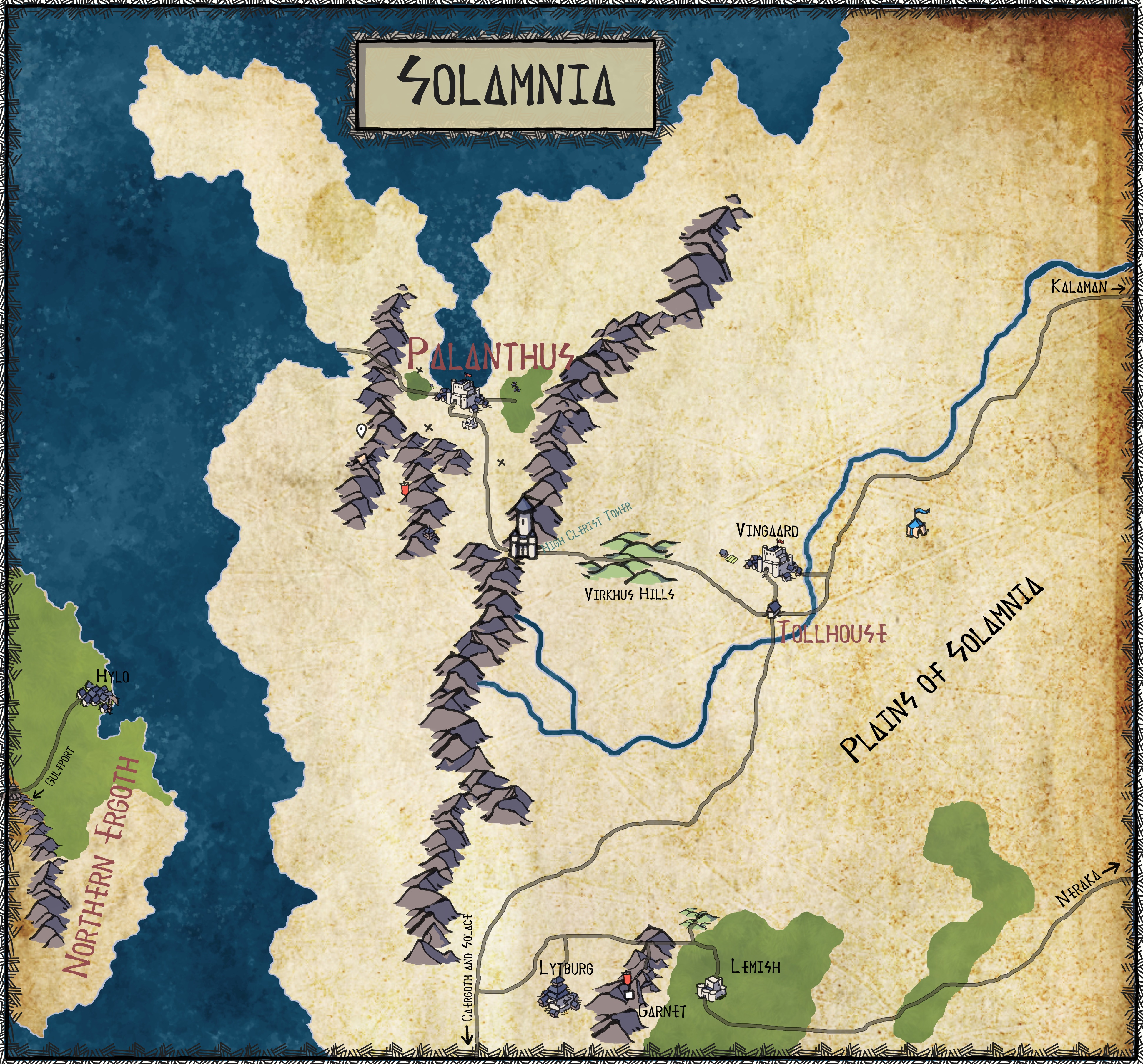 dragonlance maps abanasinia
